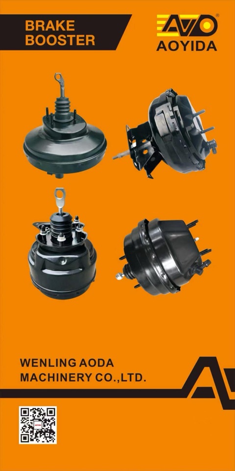 AOYIDA black-finish vacuum brake booster trade fair banner