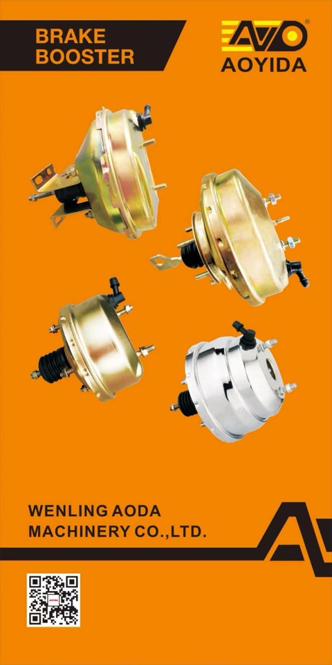 AOYIDA gold-finish vacuum brake booster trade fair banner