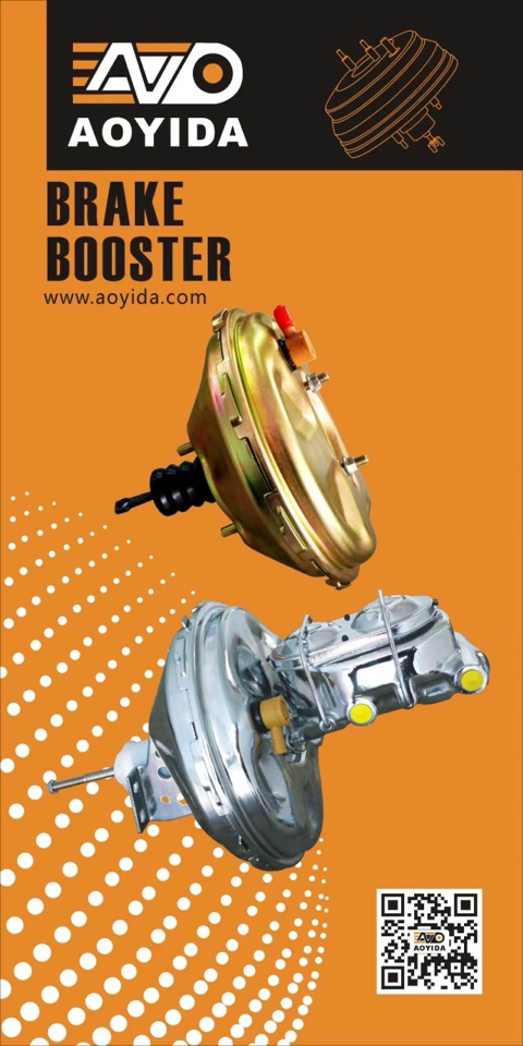 AOYIDA mixed-finish vacuum brake booster trade fair banner