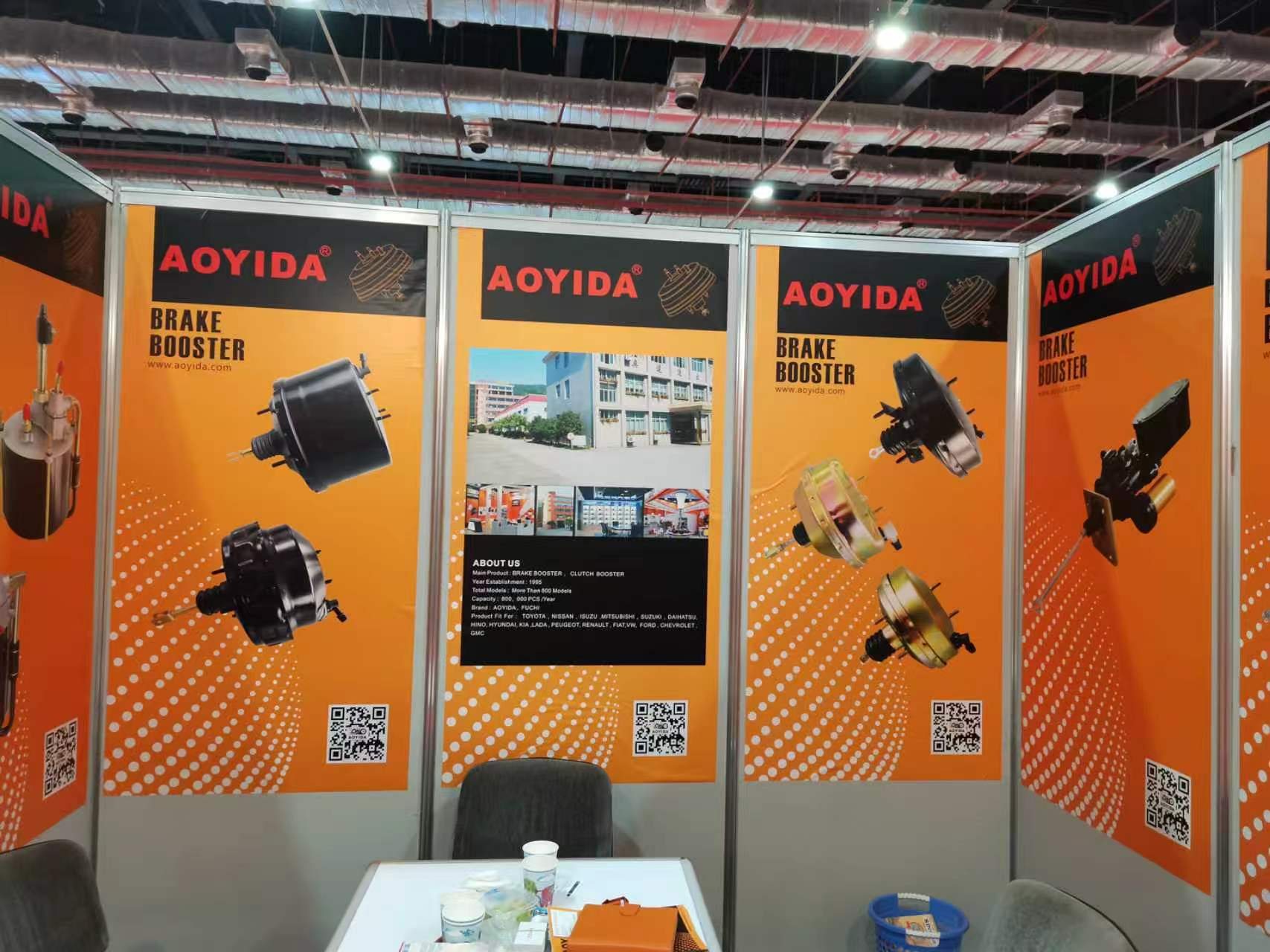 AOYIDA brake booster booth in Egypt in 2019
